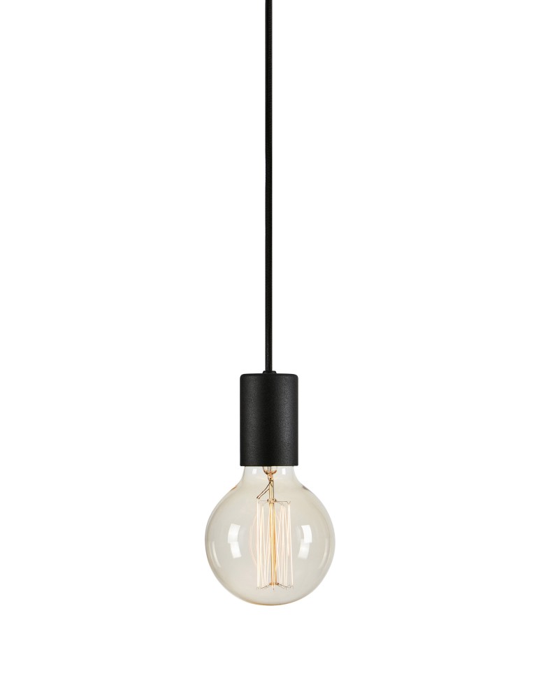 Pendant lamps bulbs - Markslojd CIELO Pendant 1L Sandblasted/Matte Black 108732 - product kolory-swiatla.pl 1