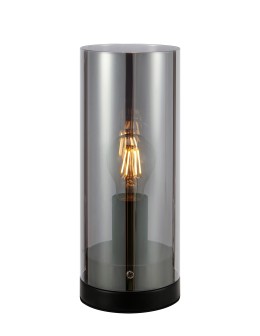 Markslojd POST Stołowa 1L 12cm Czarny/Dymiony 108734