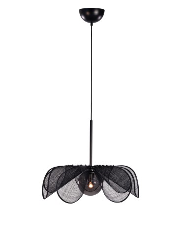 Markslojd STYRKA Hanging 1L 63cm Black/Smoky 108660