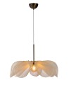 Markslojd STYRKA Hanging 1L 75cm Beige/Antique Brass/Amber 108661