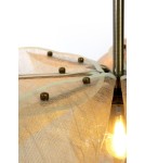 Boho pendant lamps - Markslojd STYRKA Hanging 1L 75cm Beige/Antique Brass/Amber 108661 - product 2