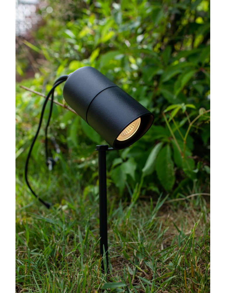 Garden lamps driven into the ground (with wedge) - Markslojd UNITE 12 Spot 6W Black IP44 108640 - product kolory-swiatla.pl 3