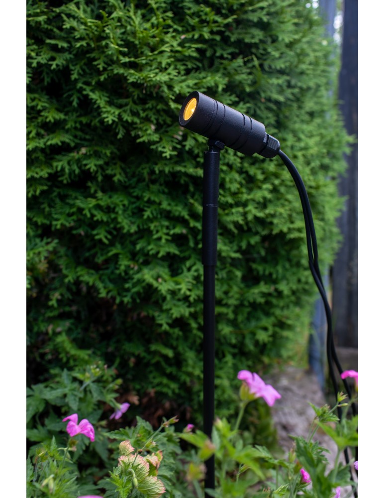 Garden lamps driven into the ground (with wedge) - Markslojd UNITE 12 Spot 60cm 0.8W Black IP44 108641 - product kolory-swiatla.pl 3