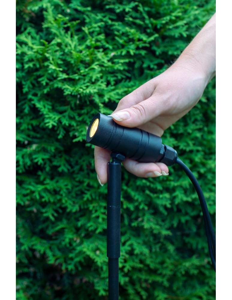 Garden lamps driven into the ground (with wedge) - Markslojd UNITE 12 Spot 60cm 0.8W Black IP44 108641 - product kolory-swiatla.pl 4