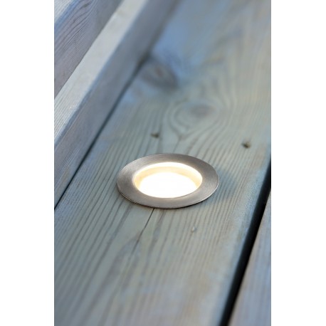 Markslojd UNITE 12 Decklight 6L 0,4W Stalowy IP44 108644