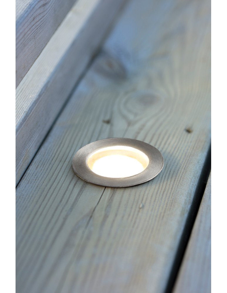 LED overhead lights - Markslojd UNITE 12 Decklight 6L 0.4W Steel IP44 108644 - product kolory-swiatla.pl 2