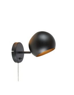 Markslojd EDGAR Ścienna 1L Czarny 108753