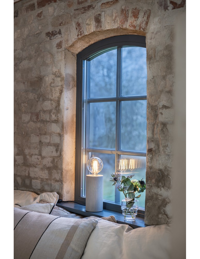 Scandinavian style table lamps - Markslojd LEGNA Table 1L 20cm Grey 108755 - product kolory-swiatla.pl 2