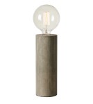 Scandinavian style table lamps - Markslojd LEGNA Table 1L 28cm Gray 108756 - product 1