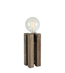 Scandinavian style table lamps - Markslojd LODGE Table 1L 28cm Brown 108757 - product 1