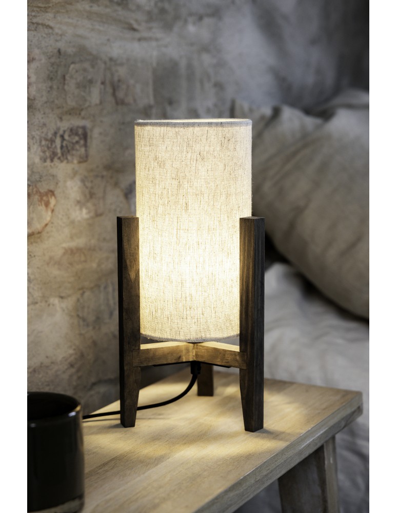 Scandinavian style table lamps - Markslojd ERUCA Table 1L 34cm Brown/Beige 108759 - product kolory-swiatla.pl 2