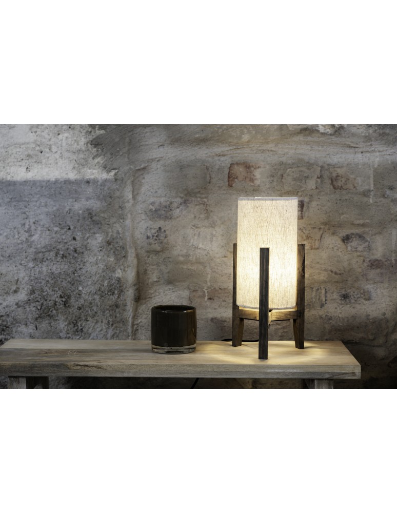 Scandinavian style table lamps - Markslojd ERUCA Table 1L 34cm Brown/Beige 108759 - product kolory-swiatla.pl 3