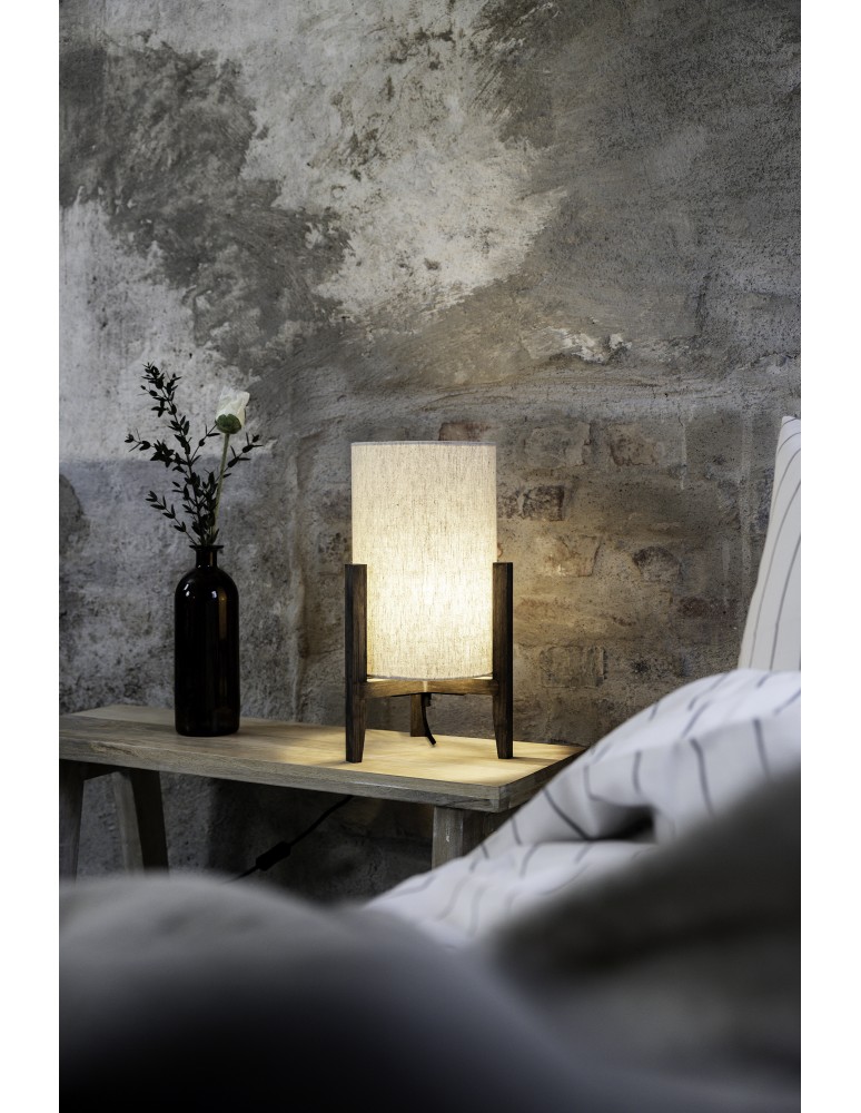 Scandinavian style table lamps - Markslojd ERUCA Table 1L 39cm Brown/Beige 108760 - product kolory-swiatla.pl 2