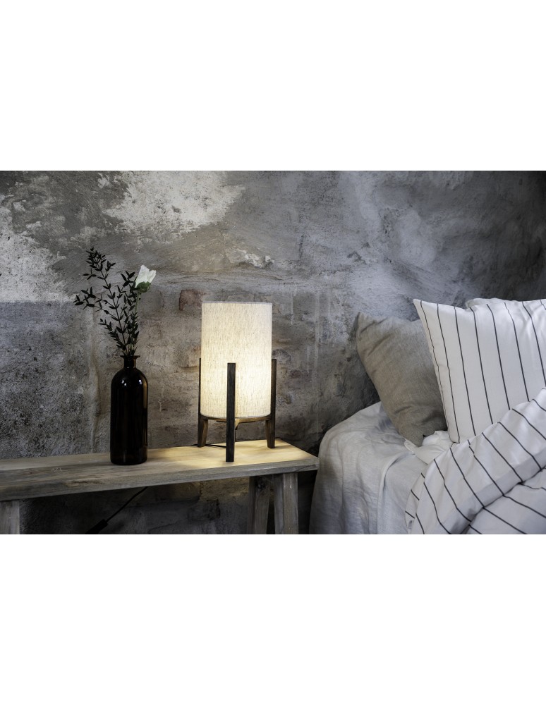 Scandinavian style table lamps - Markslojd ERUCA Table 1L 39cm Brown/Beige 108760 - product kolory-swiatla.pl 3