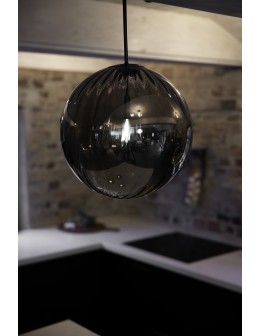 Markslojd FENGARI Pendant 1L Matte Black/Smoke 108762 - product 2