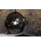 Scandinavian style pendant lamps - Markslojd FENGARI Pendant 1L Matte Black/Smoke 108762 - product 3