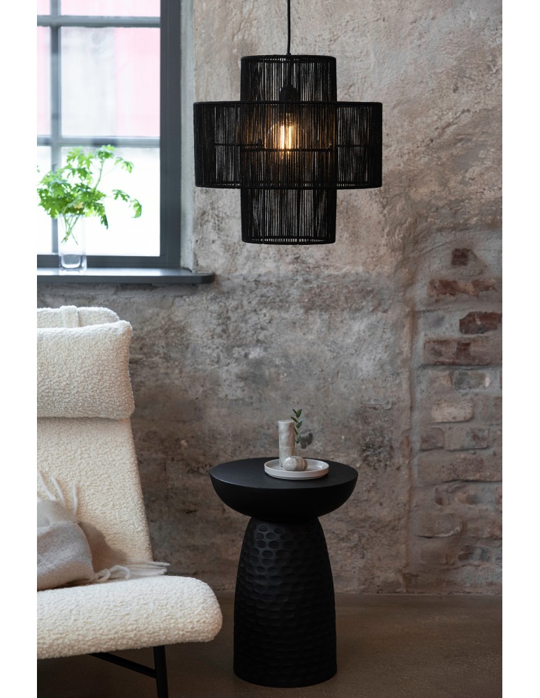 Boho pendant lamps - Markslojd SOGA Pendant 1L Black 108766 - product kolory-swiatla.pl 2
