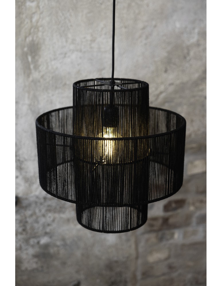Boho pendant lamps - Markslojd SOGA Pendant 1L Black 108766 - product kolory-swiatla.pl 4