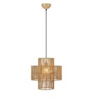 Boho pendant lamps - Markslojd SOGA Hanging 1L Natural Color 108767 - product 1