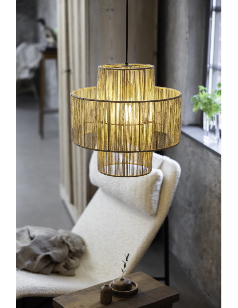 Boho pendant lamps - Markslojd SOGA Hanging 1L Natural Color 108767 - product kolory-swiatla.pl 3