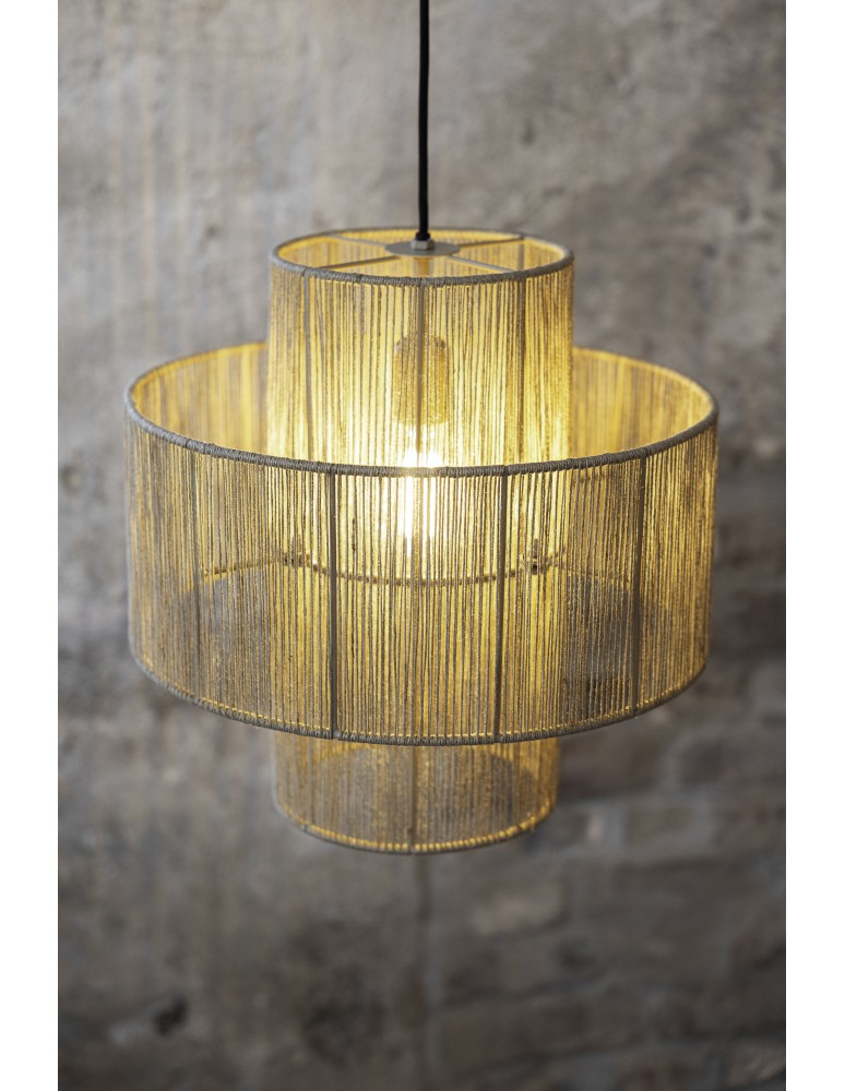 Boho pendant lamps - Markslojd SOGA Hanging 1L Natural Color 108767 - product kolory-swiatla.pl 4