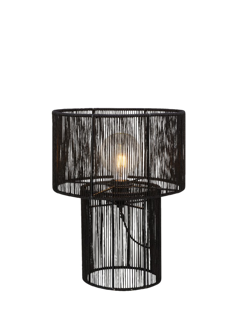 Scandinavian style table lamps - Markslojd SOGA Table 1L Black 108768 - product kolory-swiatla.pl 1