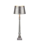 Classic table lamps - Markslojd METALLO Table 1L Antique Silver 108775 - product 1