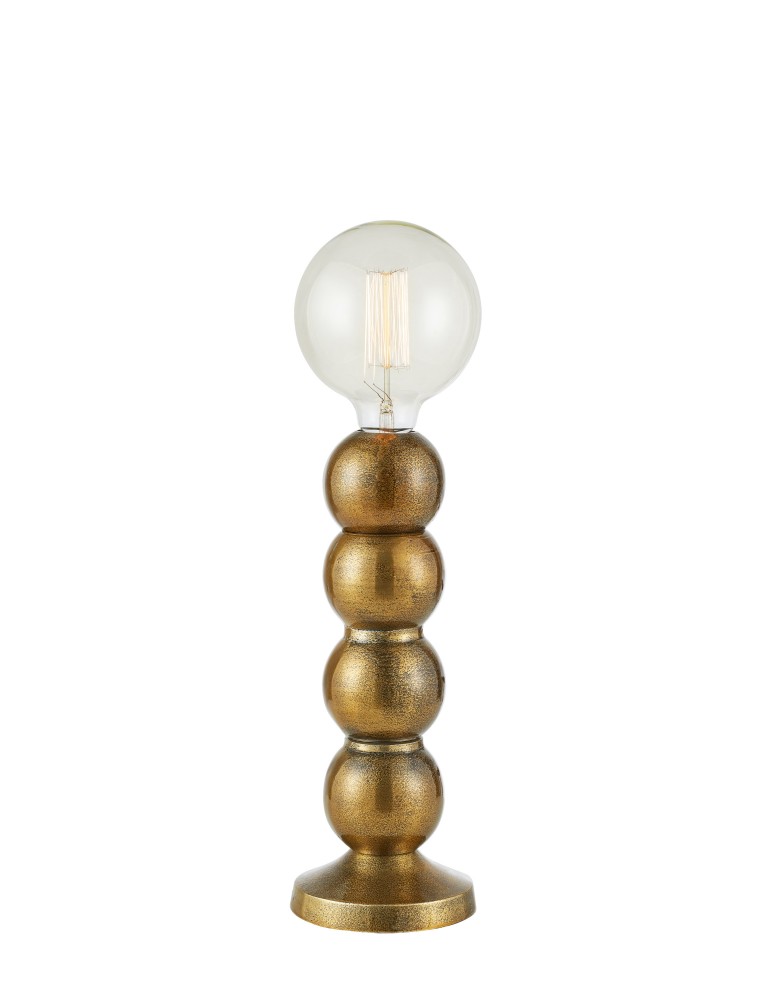 Scandinavian style table lamps - Markslojd GONG Table 1L Gold 108780 - product kolory-swiatla.pl 1