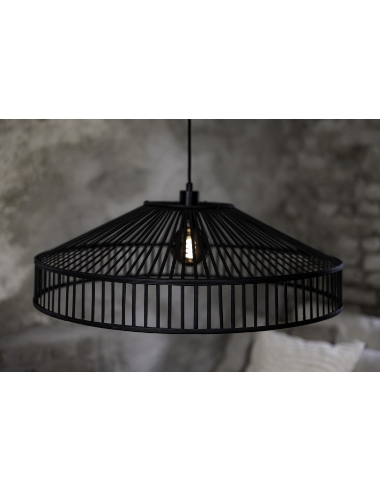 Boho pendant lamps - Markslojd TAPA Pendant 1L Black 108782 - product kolory-swiatla.pl 4