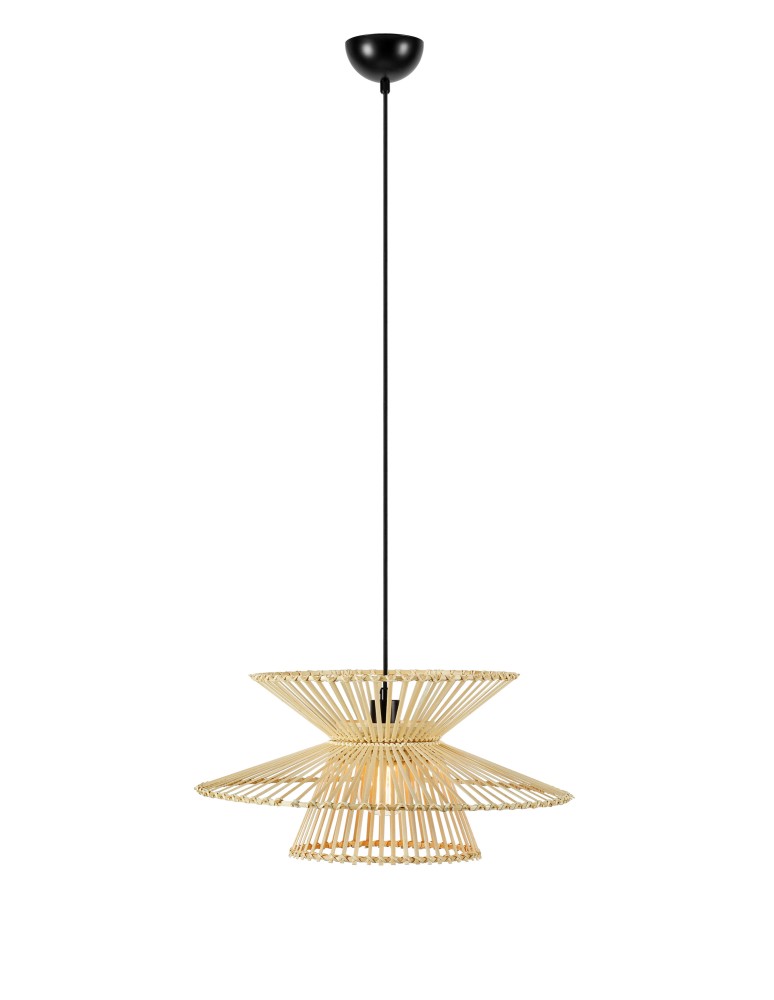 Boho pendant lamps - Markslojd DUPLICI Pendant 1L Natural Color 108785 - product kolory-swiatla.pl 1