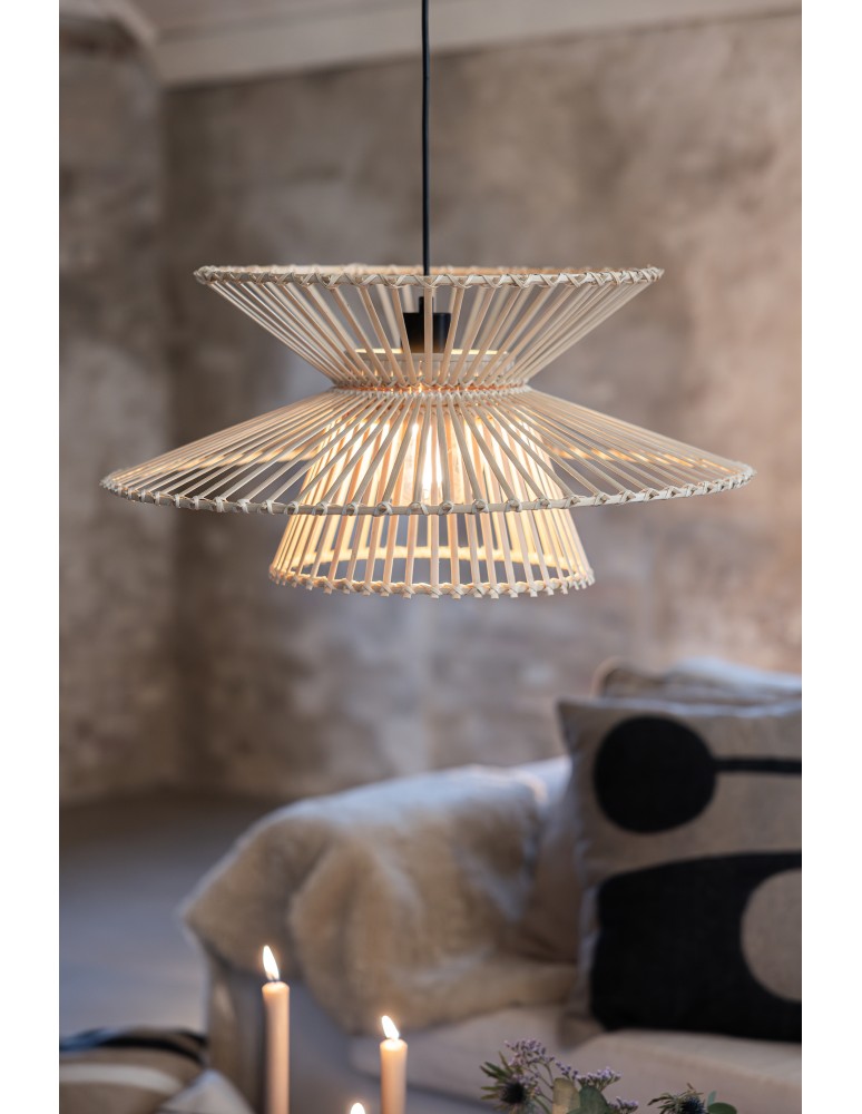 Boho pendant lamps - Markslojd DUPLICI Pendant 1L Natural Color 108785 - product kolory-swiatla.pl 2