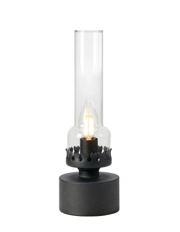 Markslojd KANDELLA Table 1L Sandblasted/Matte Black/Transparent 108786