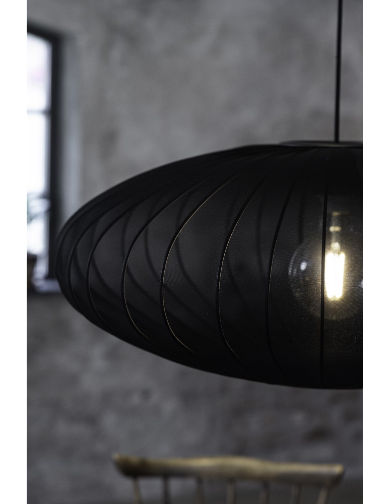 Scandinavian style pendant lamps - Markslojd FLORENCE Pendant 75 Black 108789 - product kolory-swiatla.pl 3