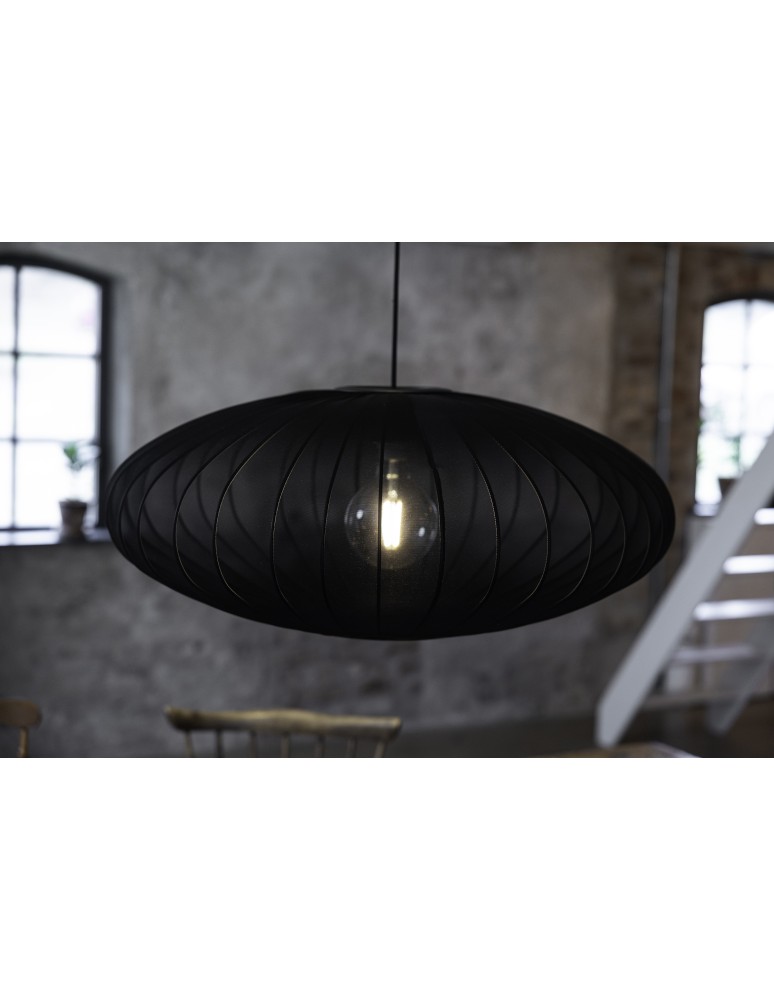 Scandinavian style pendant lamps - Markslojd FLORENCE Pendant 75 Black 108789 - product kolory-swiatla.pl 4