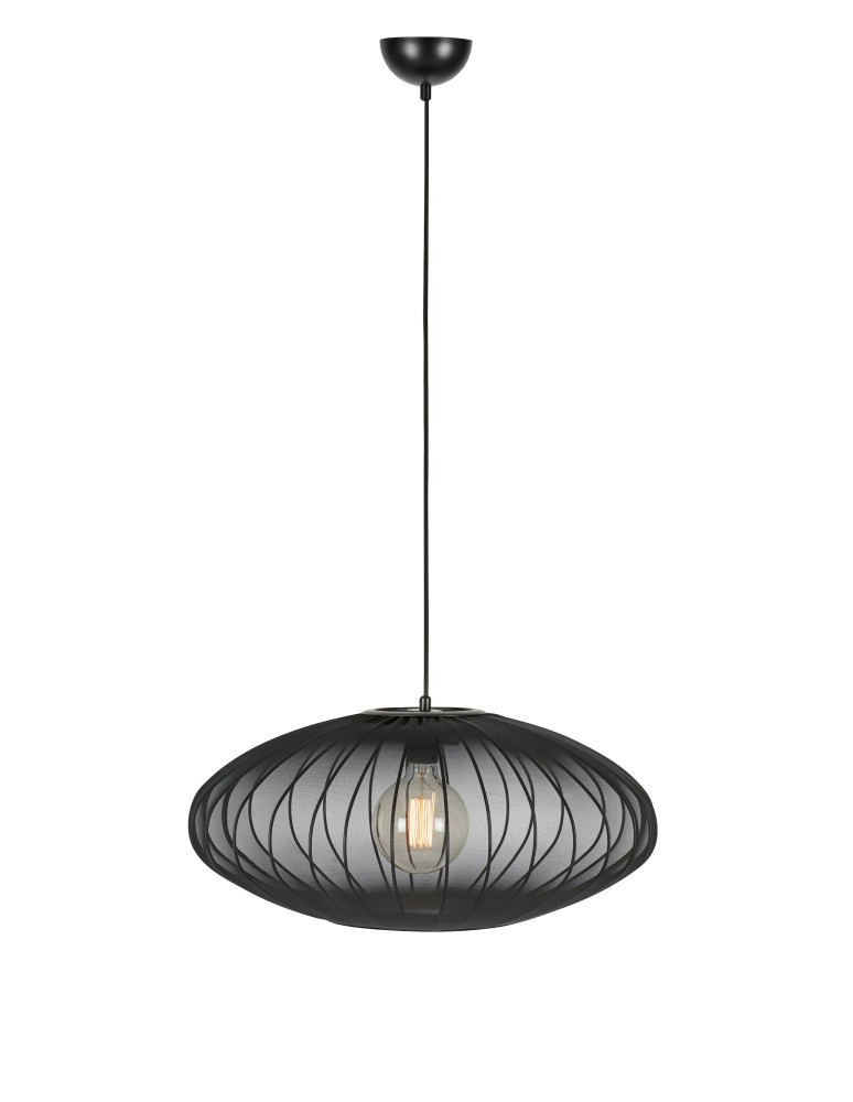 Scandinavian style pendant lamps - Markslojd FLORENCE Pendant 60 Black 108793 - product kolory-swiatla.pl 1