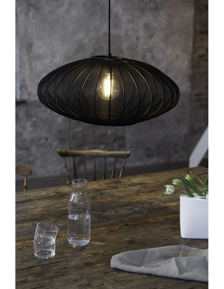 Scandinavian style pendant lamps - Markslojd FLORENCE Pendant 60 Black 108793 - product kolory-swiatla.pl 2