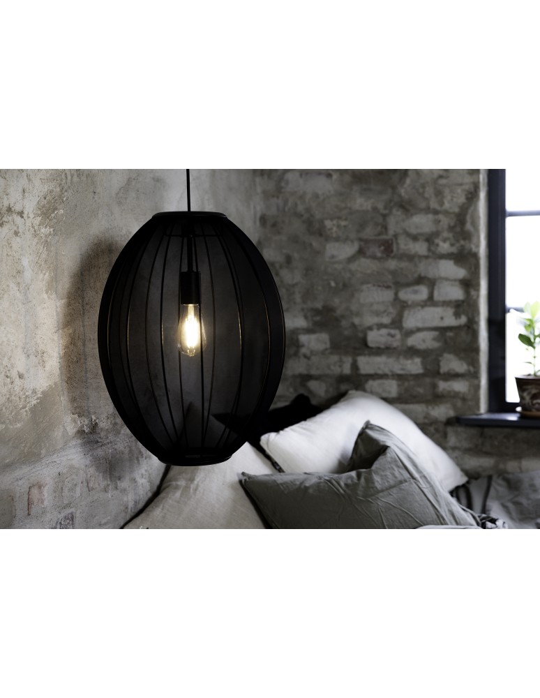 Scandinavian style pendant lamps - Markslojd FLORENCE Pendant 40 Black 108795 - product kolory-swiatla.pl 3