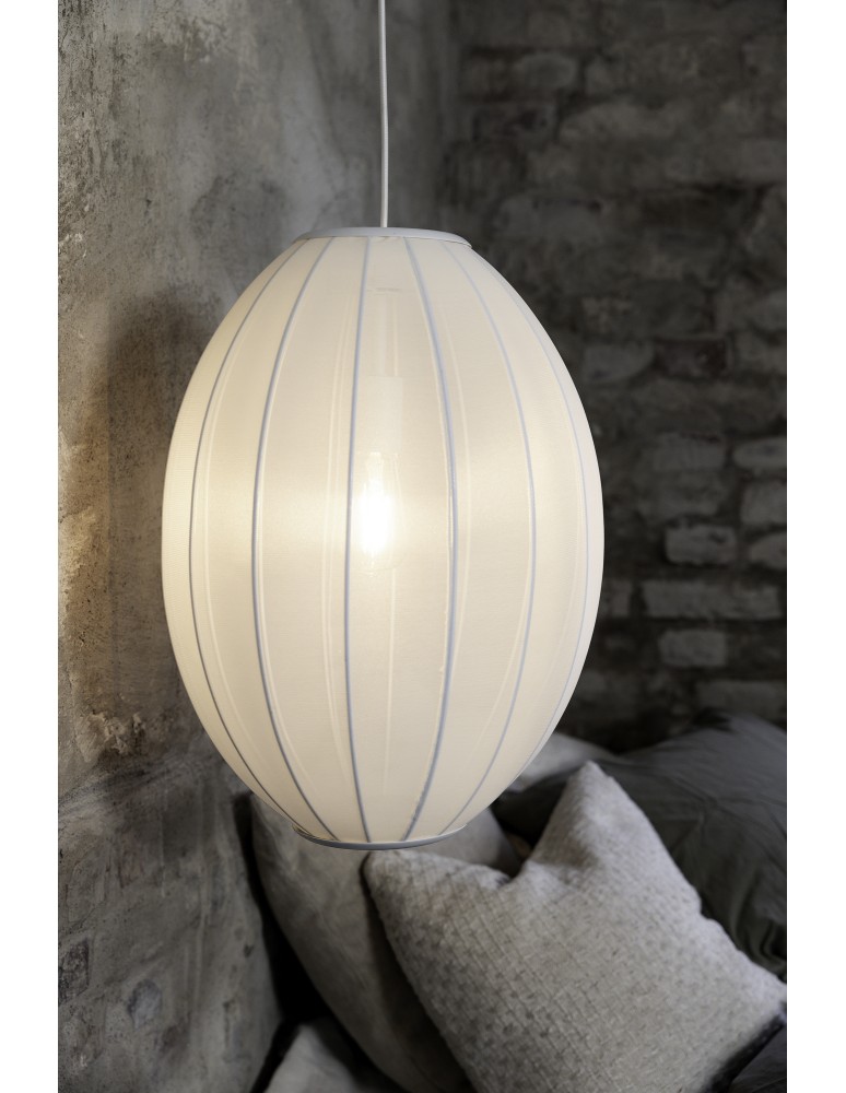 Scandinavian style pendant lamps - Markslojd FLORENCE Hanging 40 White 108796 - product kolory-swiatla.pl 3
