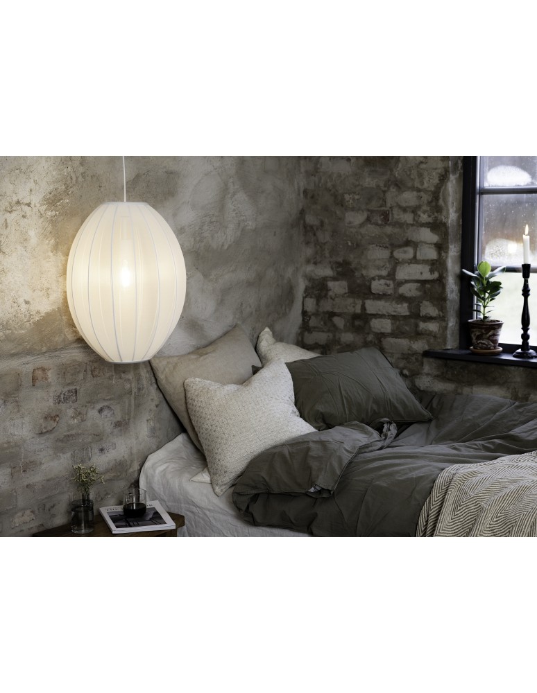 Scandinavian style pendant lamps - Markslojd FLORENCE Hanging 40 White 108796 - product kolory-swiatla.pl 4