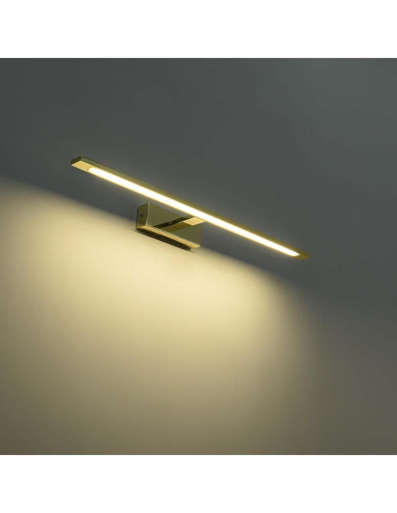 Bathroom wall lamps - Light Prestige Wall lamp Isla large 4000K 1xLED gold IP44 GS-LWB-20W GOLD - product kolory-swiatla.pl 9
