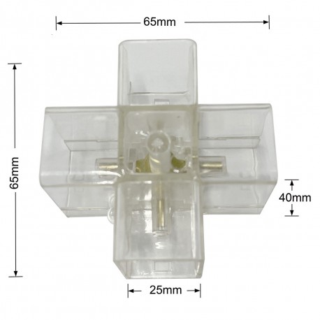 Light Prestige Geometric System łącznik X LP-0109 łącznik X