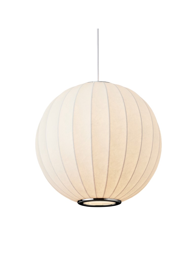Single pendant lamps -  Step Into Design SILK pendant lamp white 30 cm ST-2330-30 - product kolory-swiatla.pl 5