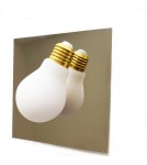 Designer wall lamps -  Step Into Design BULB gold 15 cm wall lamp ST-8716W - product 1