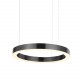  Step Into Design Lampa wisząca CIRCLE 40+100 LED tytanowa na 1 podsufitce ST-8848-40+100 black