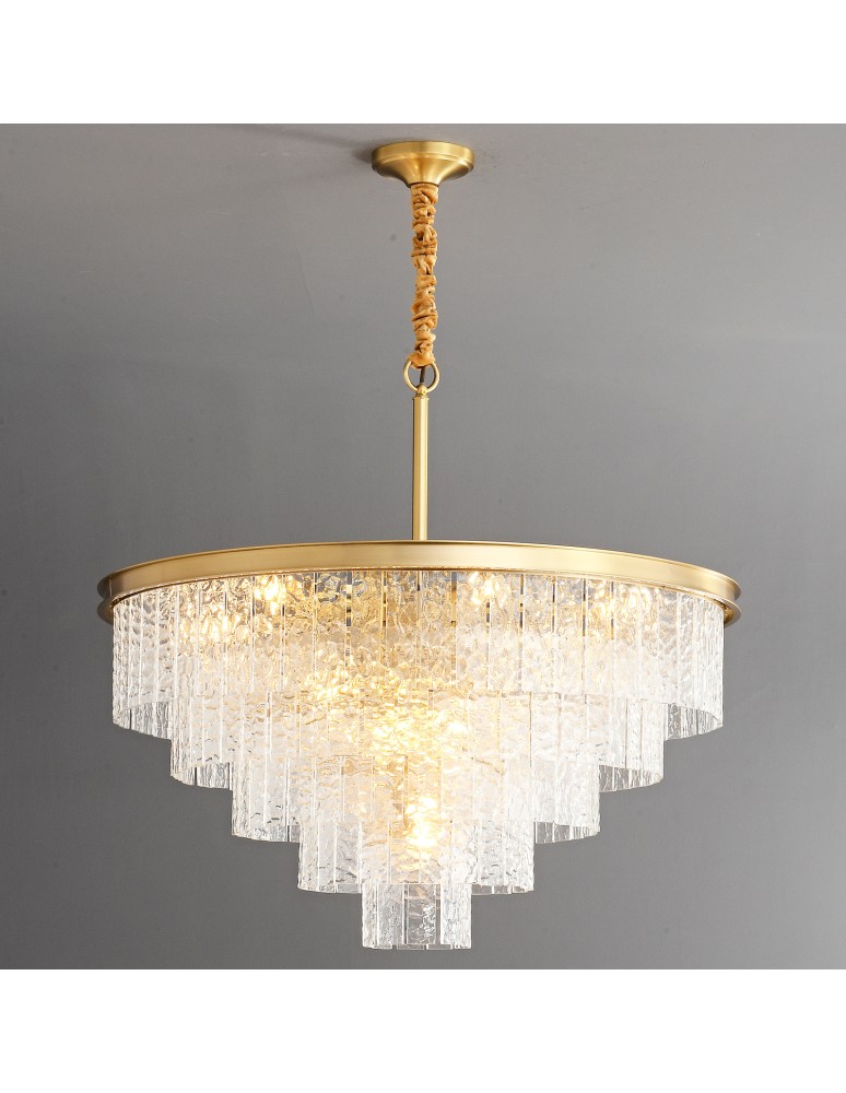 Glamour chandeliers -  Step Into Design ICELAND pendant lamp white 60 cm ST-6308-6 - product kolory-swiatla.pl 1