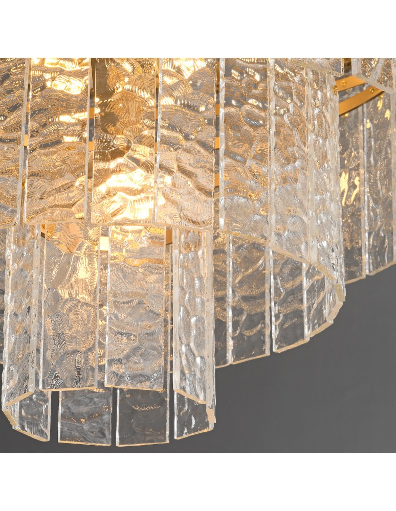 Glamour chandeliers -  Step Into Design ICELAND pendant lamp white 60 cm ST-6308-6 - product kolory-swiatla.pl 4
