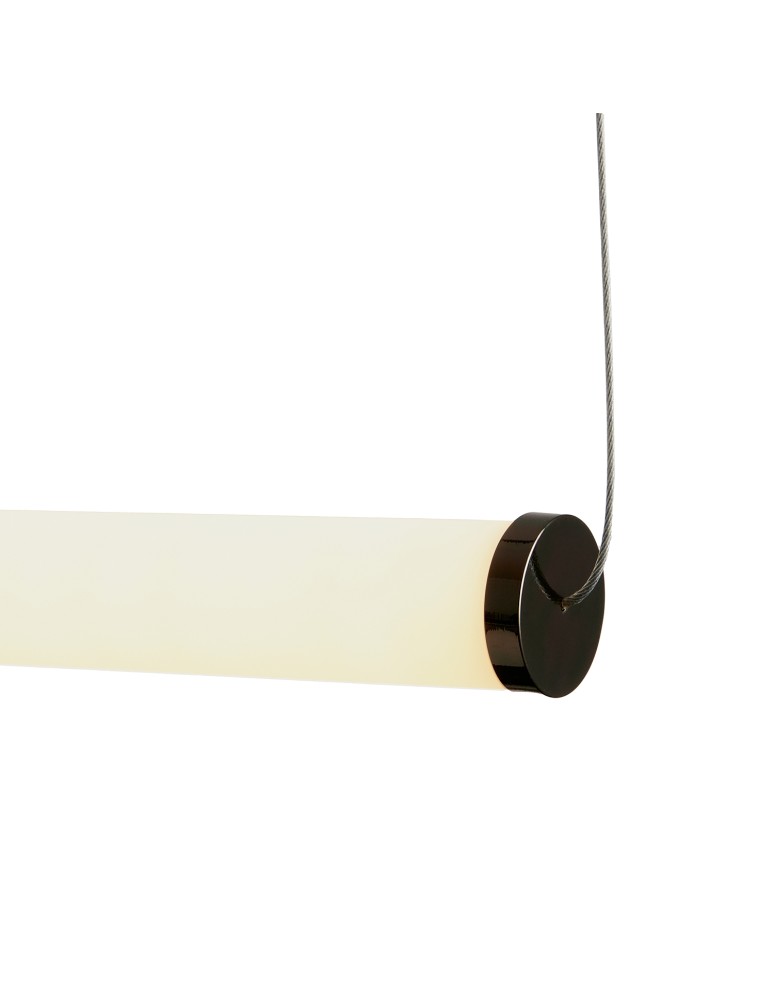 Pendant lamps over the island -  Step Into Design O-LINE LED pendant lamp 93 cm black ST-1688L-BK - product kolory-swiatla.pl 3