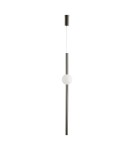 Designer pendant lamps -  Step Into Design O-LINE LED pendant lamp 93 cm black ST-1689L BK - product 1