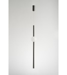 Designer pendant lamps -  Step Into Design O-LINE LED pendant lamp 93 cm black ST-1689L BK - product 2