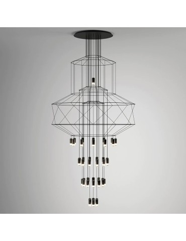  Step Into Design LINEA-43 XL pendant lamp black 150 cm XT100-43P-XL - product 2